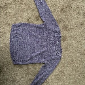 Croft & Barrow Women's Heathered Purple Sweater